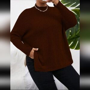 SHEIN, 2x Chocolate Brown Women's Sweater